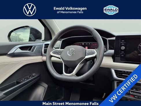 Certified 2025 Volkswagen Taos SEL w/ Black Wheel Plus Package AWD/4WD image 12