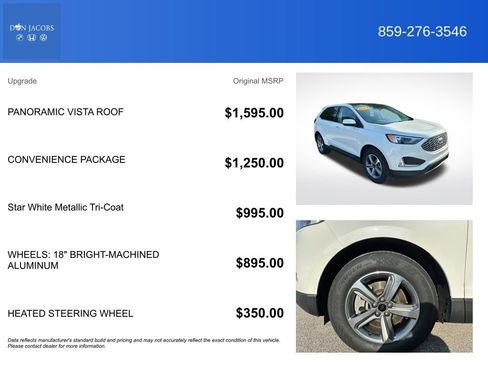 Used 2023 Ford Edge SEL w/ Convenience Package AWD/4WD image 5