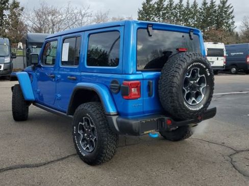 Used 2022 Jeep Wrangler Unlimited Rubicon 4xe w/ Steel Bumper Group image 2