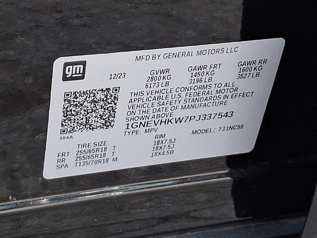 Used 2023 Chevrolet Traverse LT w/ LPO, Floor Liner Package AWD/4WD image 30