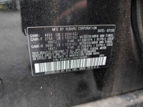 Certified 2024 Subaru Outback Onyx Edition AWD/4WD image 31