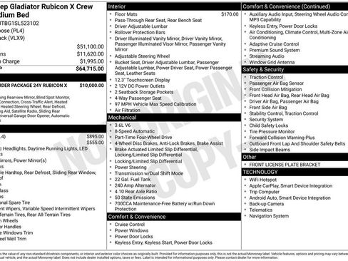 New 2025 Jeep Gladiator Rubicon image 22