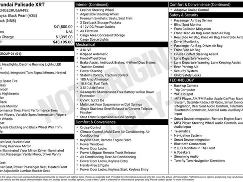 Used 2024 Hyundai Palisade XRT FWD image 31