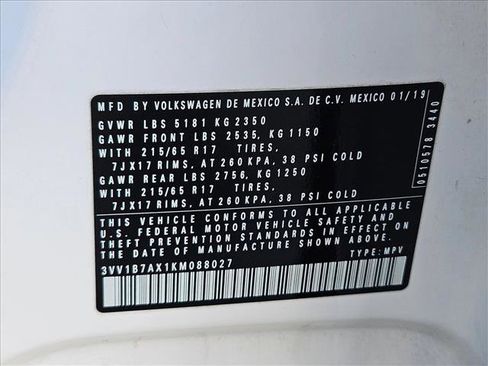 Used 2019 Volkswagen Tiguan S image 24