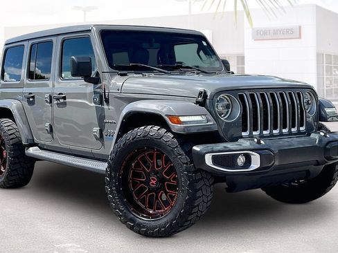 Used 2021 Jeep Wrangler Unlimited Sahara w/ Safety Group AWD/4WD image 1