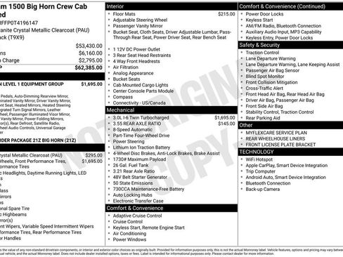New 2026 RAM 1500 Big Horn AWD/4WD image 38