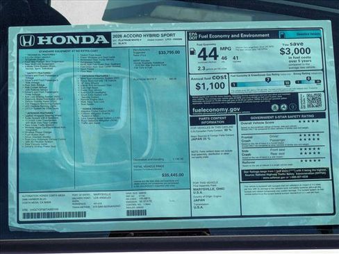 New 2026 Honda Accord Sport image 18