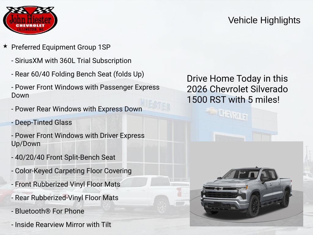 New 2026 Chevrolet Silverado 1500 RST w/ All Star Edition Plus AWD/4WD image 2
