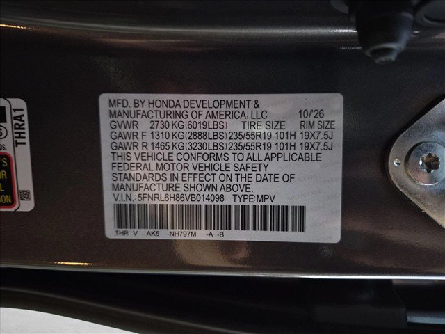 New 2027 Honda Odyssey Touring image 17