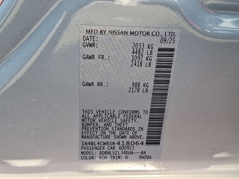 New 2025 Nissan Altima 2.5 SR image 15