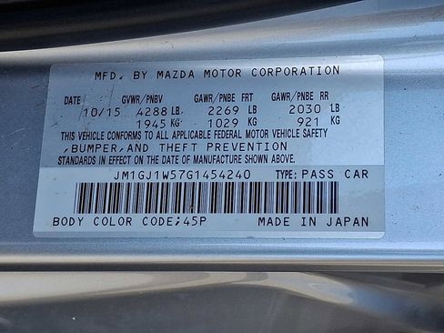 Used 2016 MAZDA MAZDA6 Grand Touring w/ GT Technology Package FWD image 25