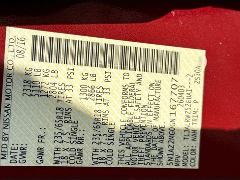 Used 2016 Nissan Murano SL image 43