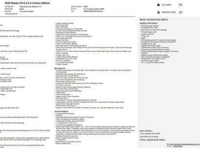 Used 2025 MAZDA CX-5 Carbon Edition