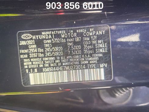 Used 2021 Hyundai Palisade SEL w/ Cargo Package image 7