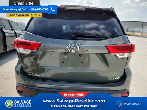 Used 2019 Toyota Highlander XLE FWD image 8
