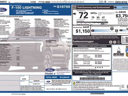 New 2025 Ford F150 Lightning Flash image 4