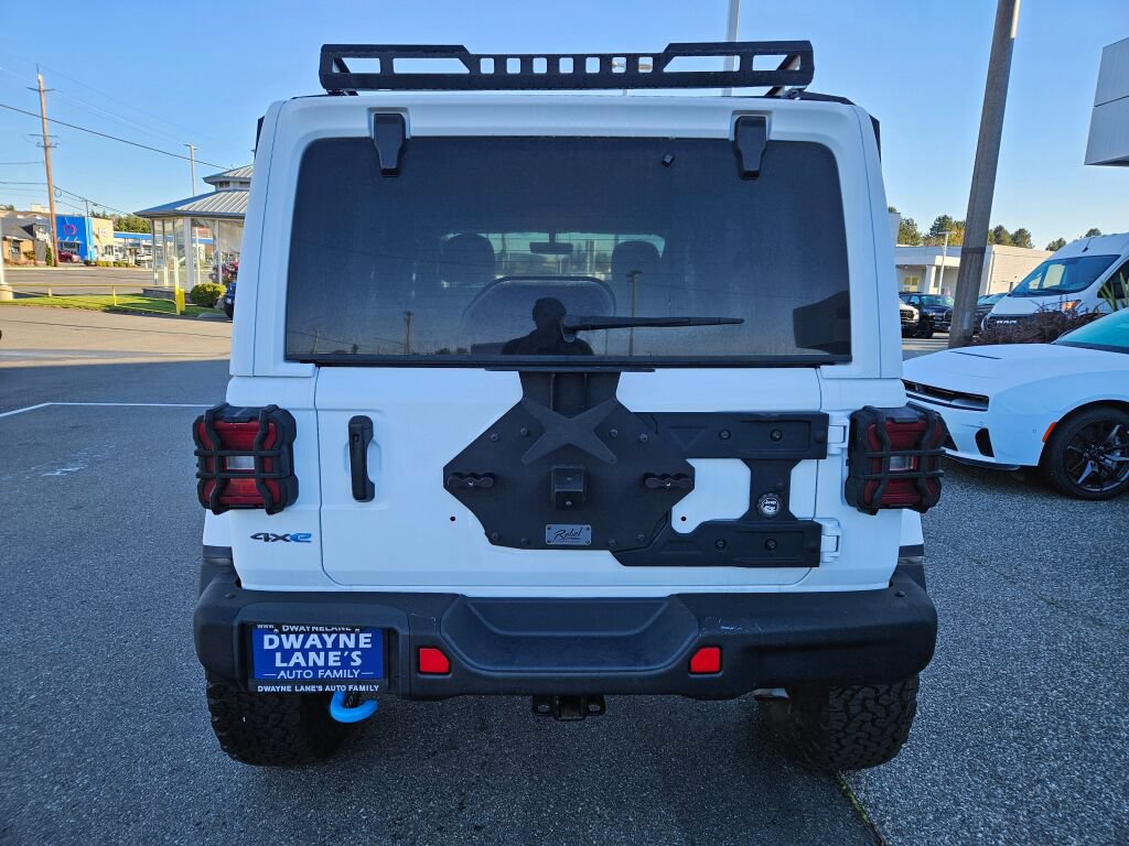 Used 2023 Jeep Wrangler Unlimited Rubicon 4xe w/ Steel Bumper Group AWD/4WD image 4