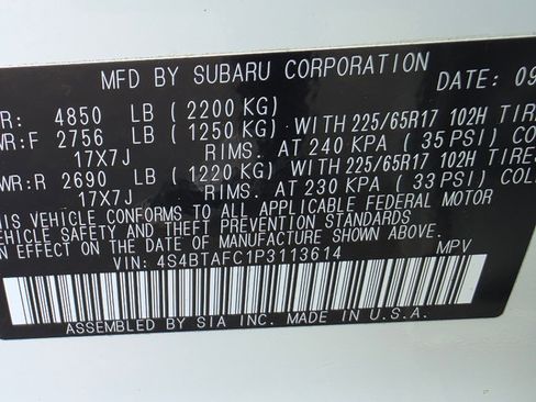 Certified 2023 Subaru Outback Premium image 35