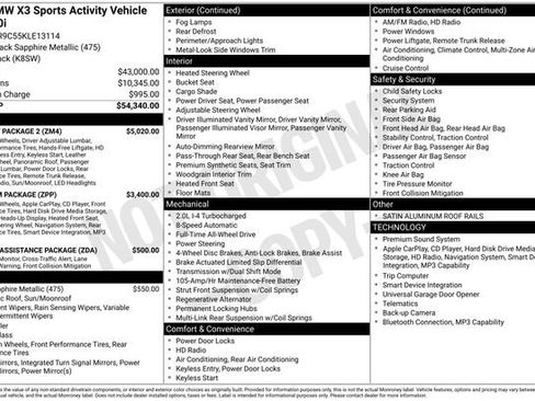 Used 2019 BMW X3 xDrive30i image 35