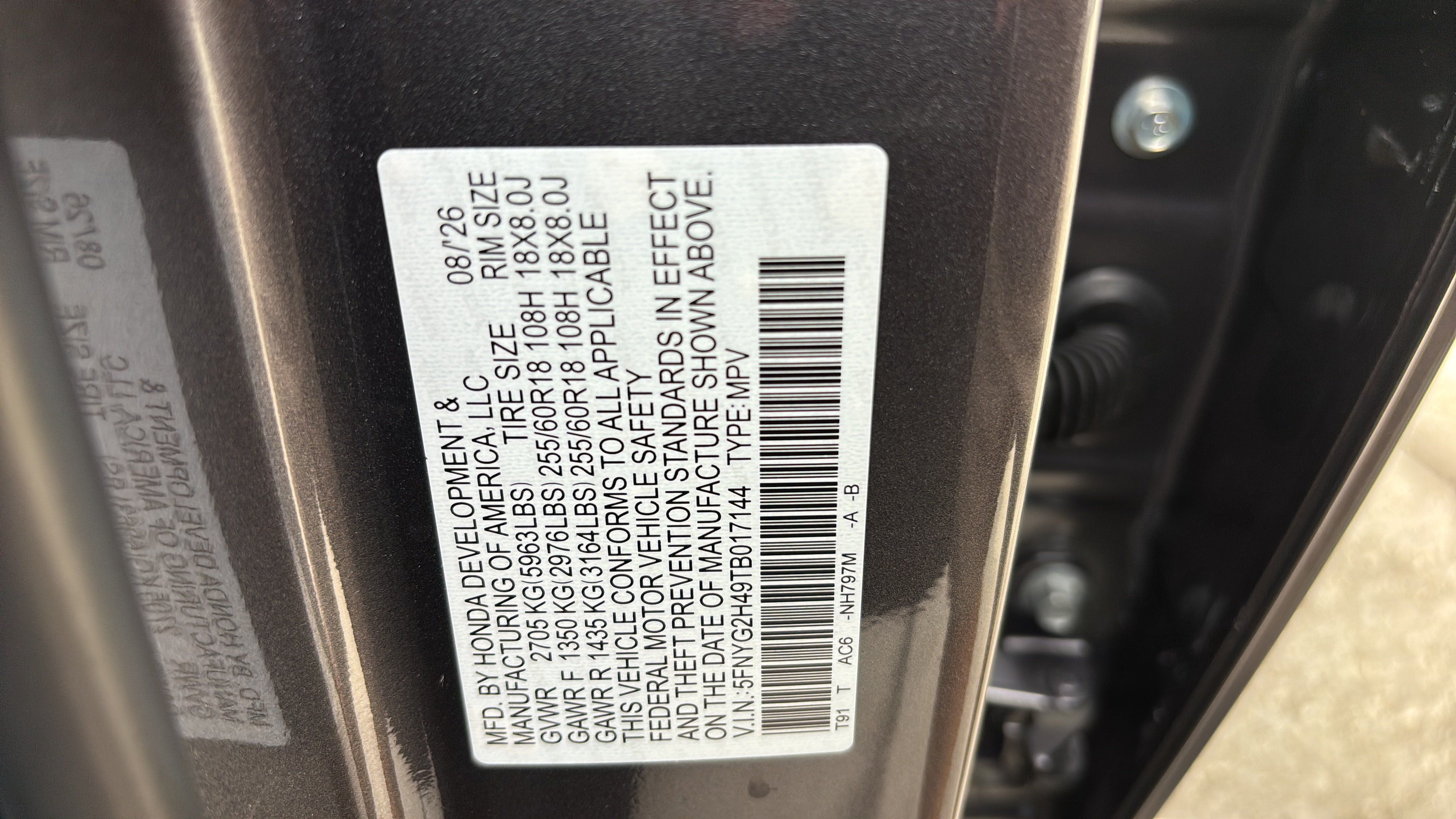 New 2026 Honda Pilot EX-L image 17