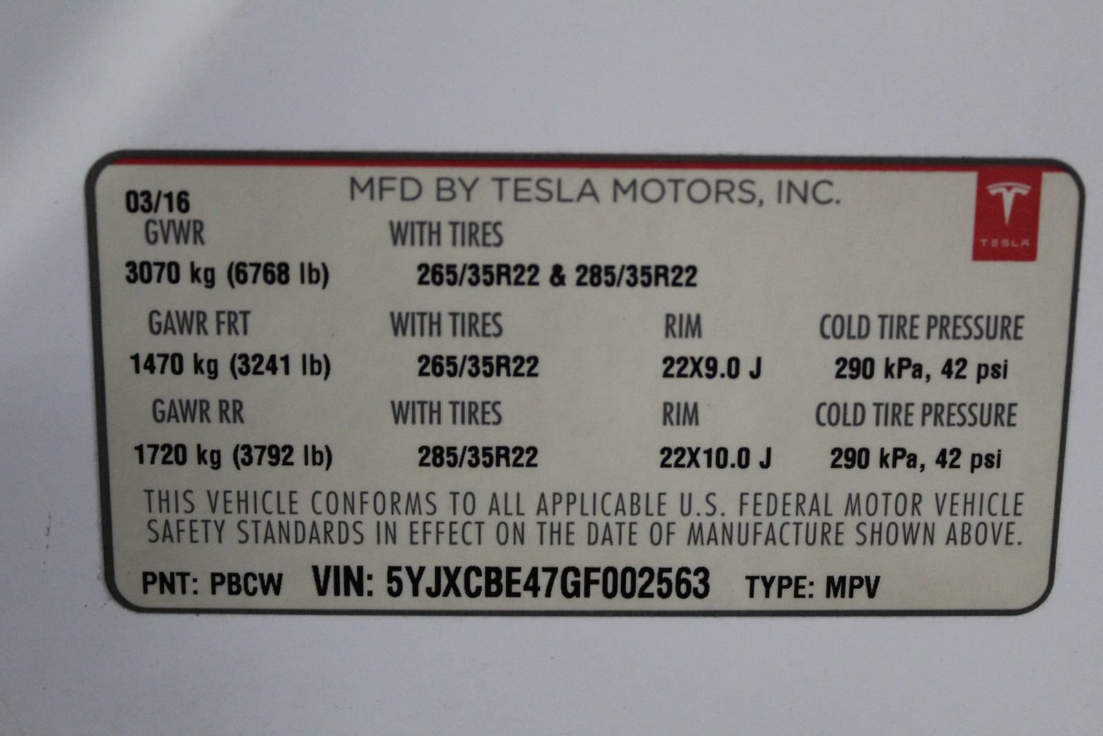 Used 2016 Tesla Model X P90D AWD/4WD image 36