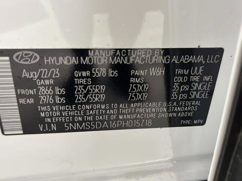 Used 2023 Hyundai Santa Fe Limited w/ Cargo Package image 28