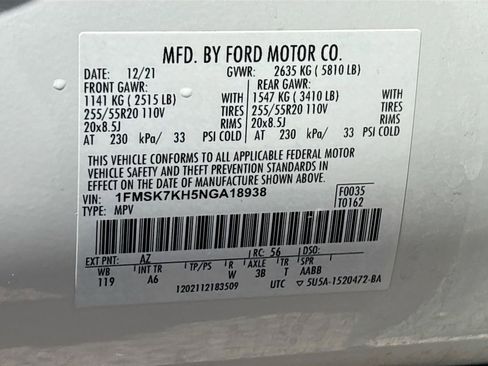 Used 2022 Ford Explorer ST-Line RWD image 35