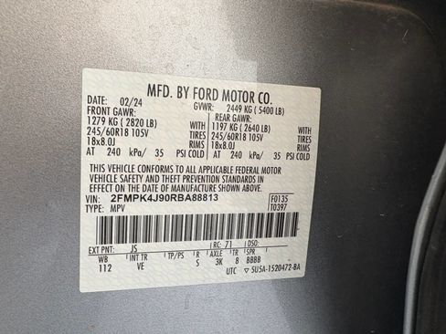 Used 2024 Ford Edge SEL AWD/4WD image 83