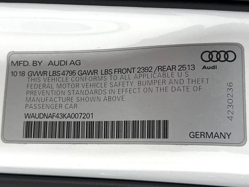 Used 2019 Audi A4 2.0T Premium w/ Convenience Package image 22