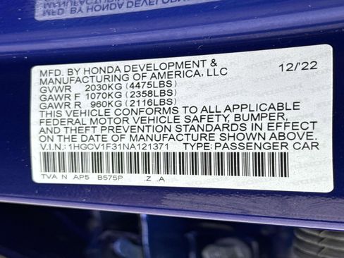 Used 2022 Honda Accord Sport image 25