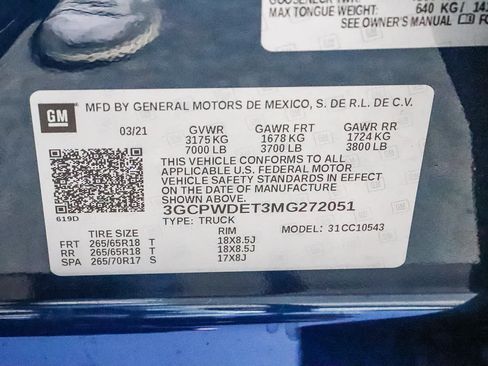 Used 2021 Chevrolet Silverado 1500 RST RWD image 38