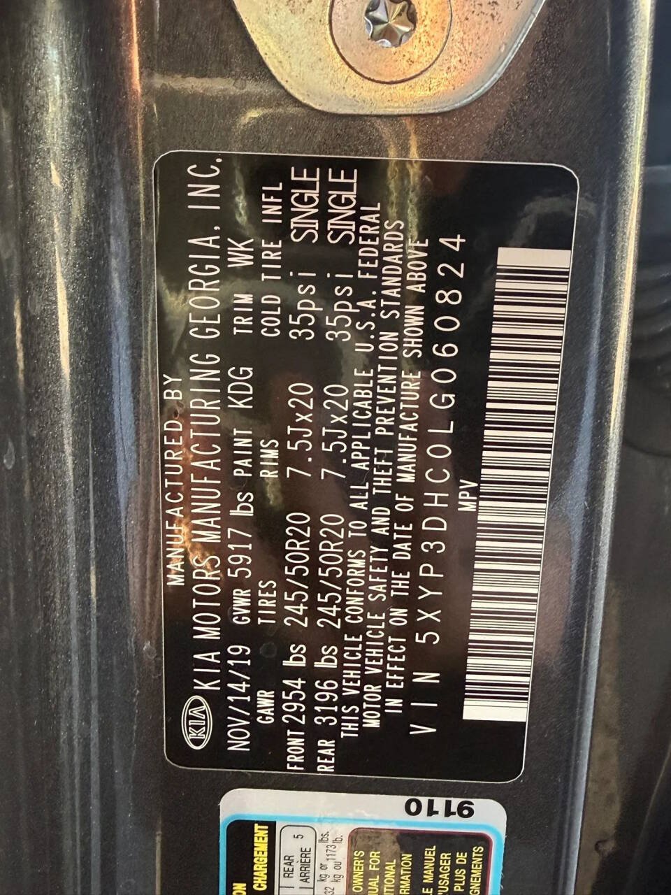 Used 2020 Kia Telluride EX w/ EX Premium Package AWD/4WD image 30