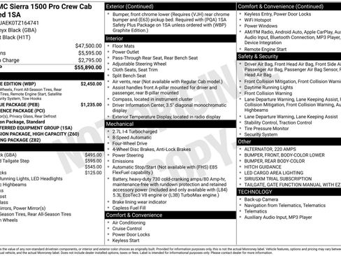 New 2026 GMC Sierra 1500 Pro w/ Graphite Edition AWD/4WD image 3