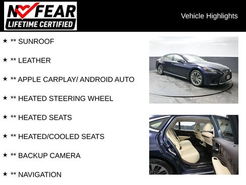 Used 2018 Lexus LS 500 AWD w/ Interior Upgrade Package image 2