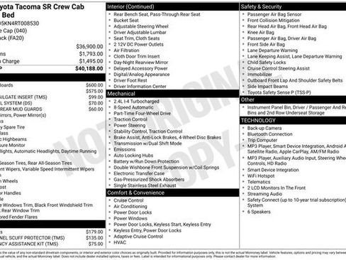 Used 2024 Toyota Tacoma SR AWD/4WD image 18