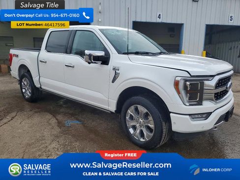 Used 2022 Ford F150 Platinum w/ Equipment Group 701A High AWD/4WD image 5