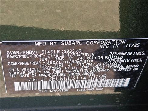 New 2026 Subaru Outback Limited XT image 18