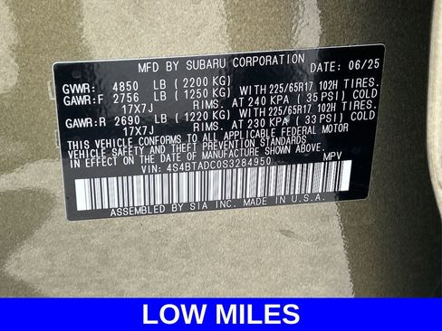 Certified 2025 Subaru Outback Premium image 17