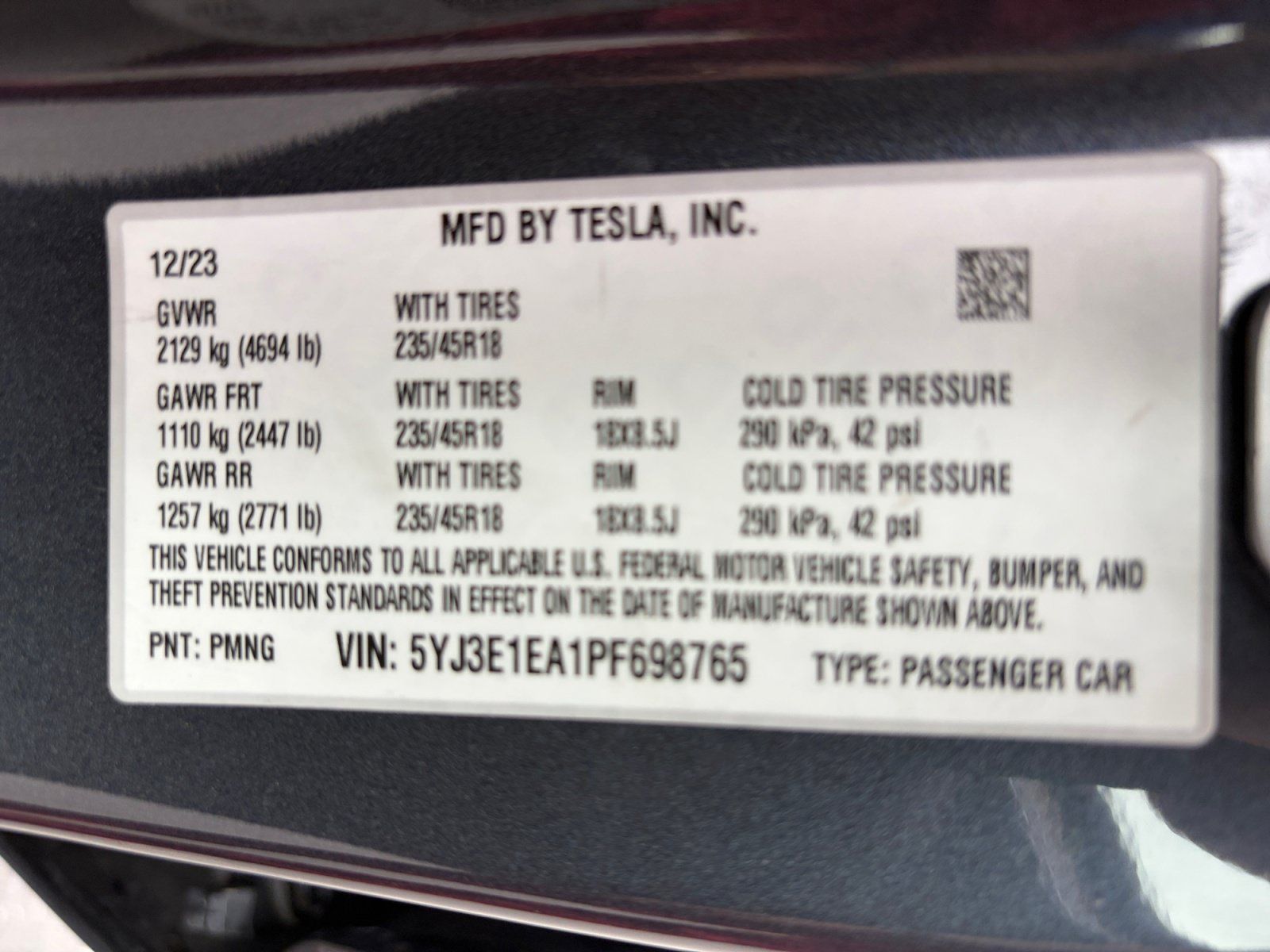 Used 2023 Tesla Model 3 Standard Range RWD image 31