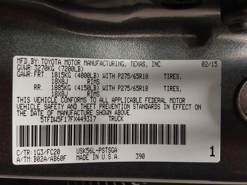 Used 2015 Toyota Tundra SR5 image 34