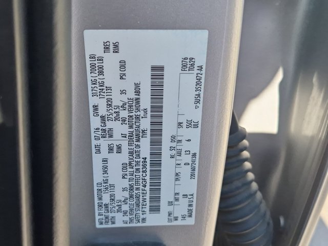 Used 2016 Ford F150 Lariat w/ Equipment Group 502A Luxury AWD/4WD image 23