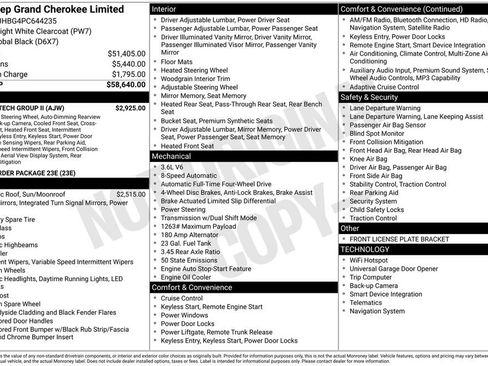 Used 2023 Jeep Grand Cherokee Limited w/ Luxury Tech Group II AWD/4WD image 53