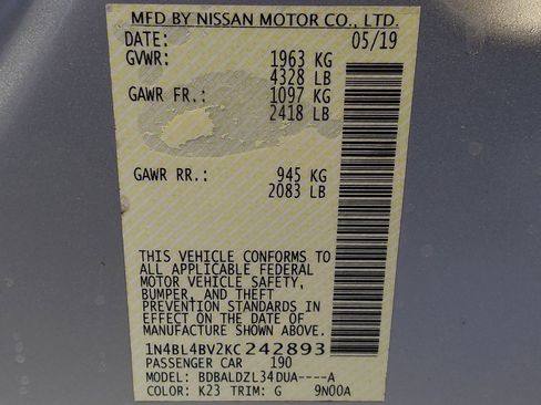 Used 2019 Nissan Altima 2.5 S FWD image 33