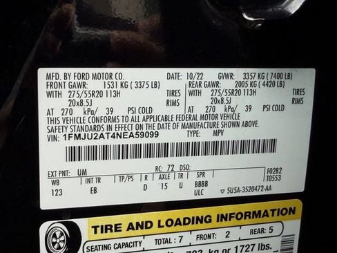 Used 2022 Ford Expedition Limited AWD/4WD image 34