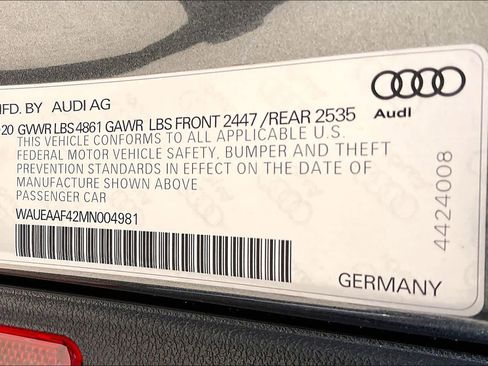 Used 2021 Audi A4 2.0T Premium Plus w/ Premium Plus Package image 35