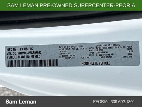 Used 2021 RAM 5500 Tradesman RWD image 26