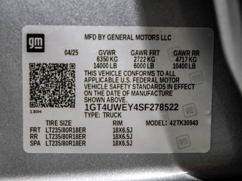 Used 2025 GMC Sierra 3500 Denali w/ Denali Reserve Package AWD/4WD image 61