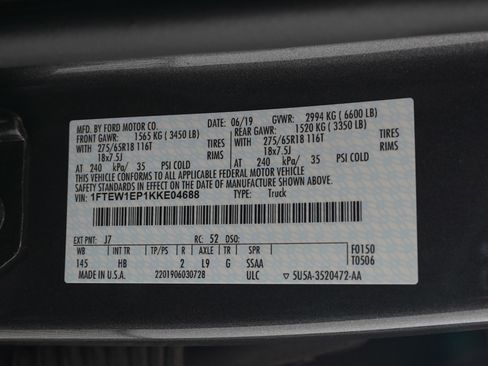 Used 2019 Ford F150 Lariat AWD/4WD image 31
