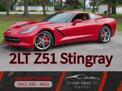 Used 2014 Chevrolet Corvette Stingray Coupe w/ 2LT Preferred Equipment Group RWD image 1