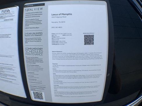 Certified 2022 Lexus RX 350 F Sport w/ Accessory Package image 26